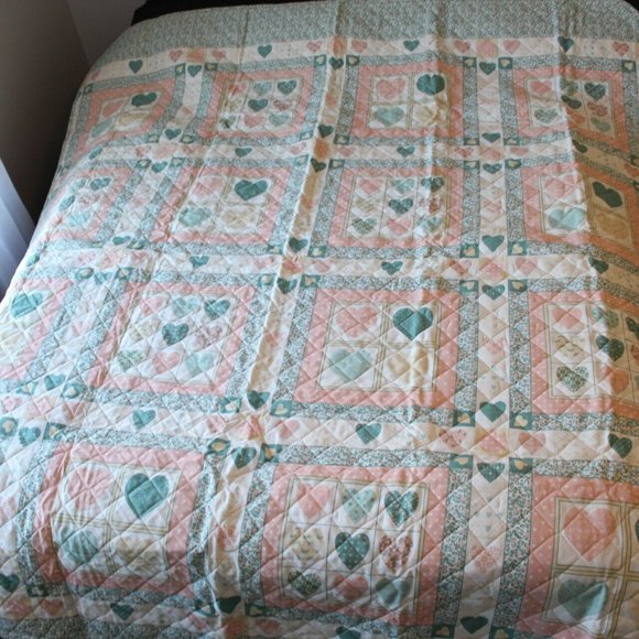Vintage Bedding Vintage Twin Quilt Bedspread By Barclay Made In Us